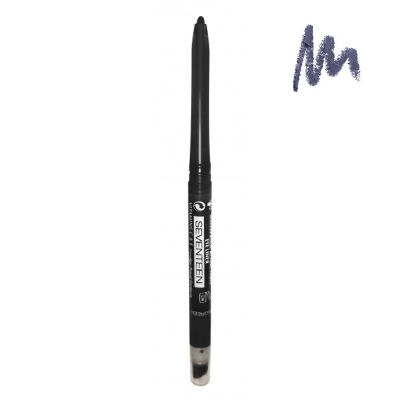 Seventeen Twist Mechanical Eyeliner with Smudger 13 Steel grey